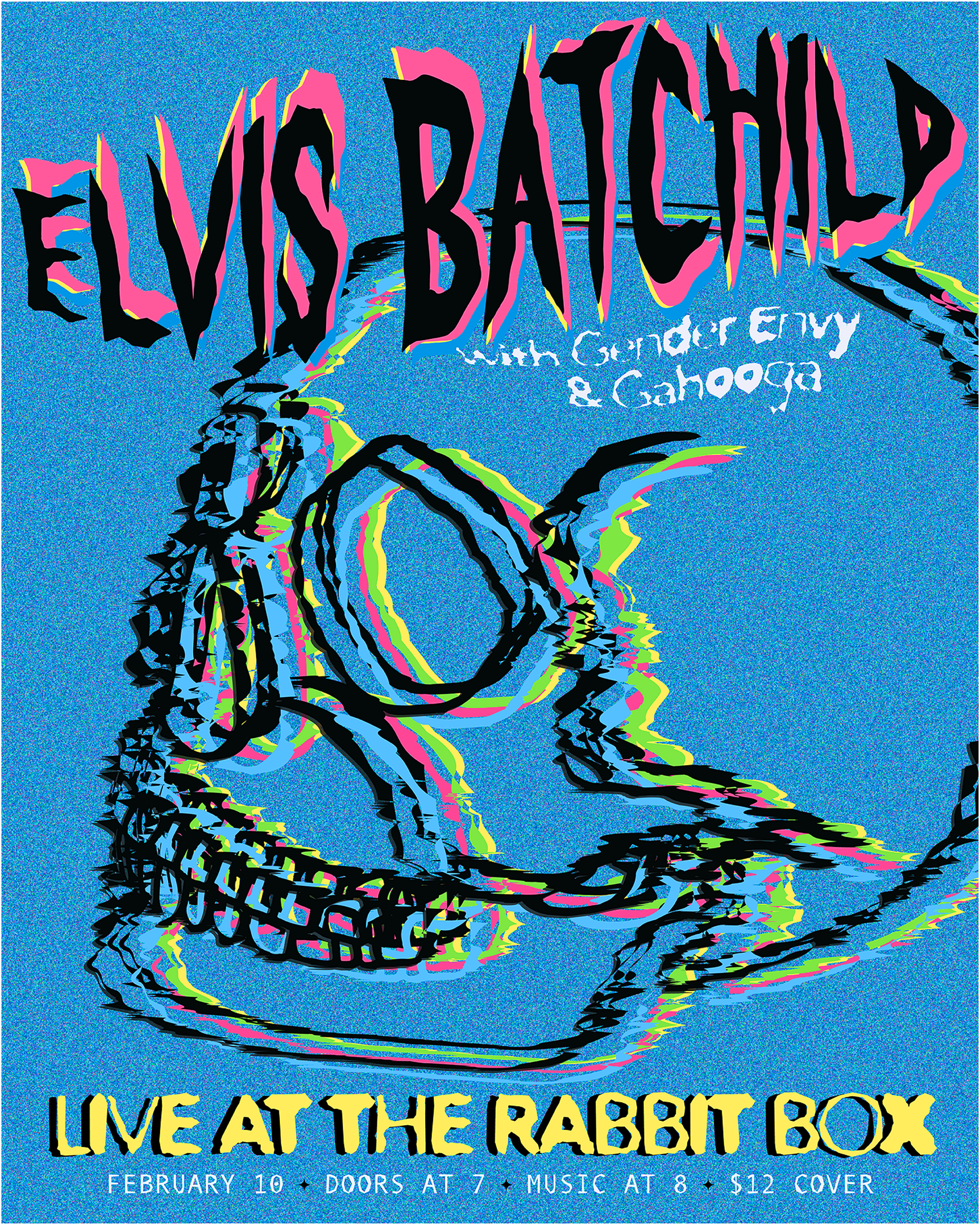 Elvis Batchild gig poster