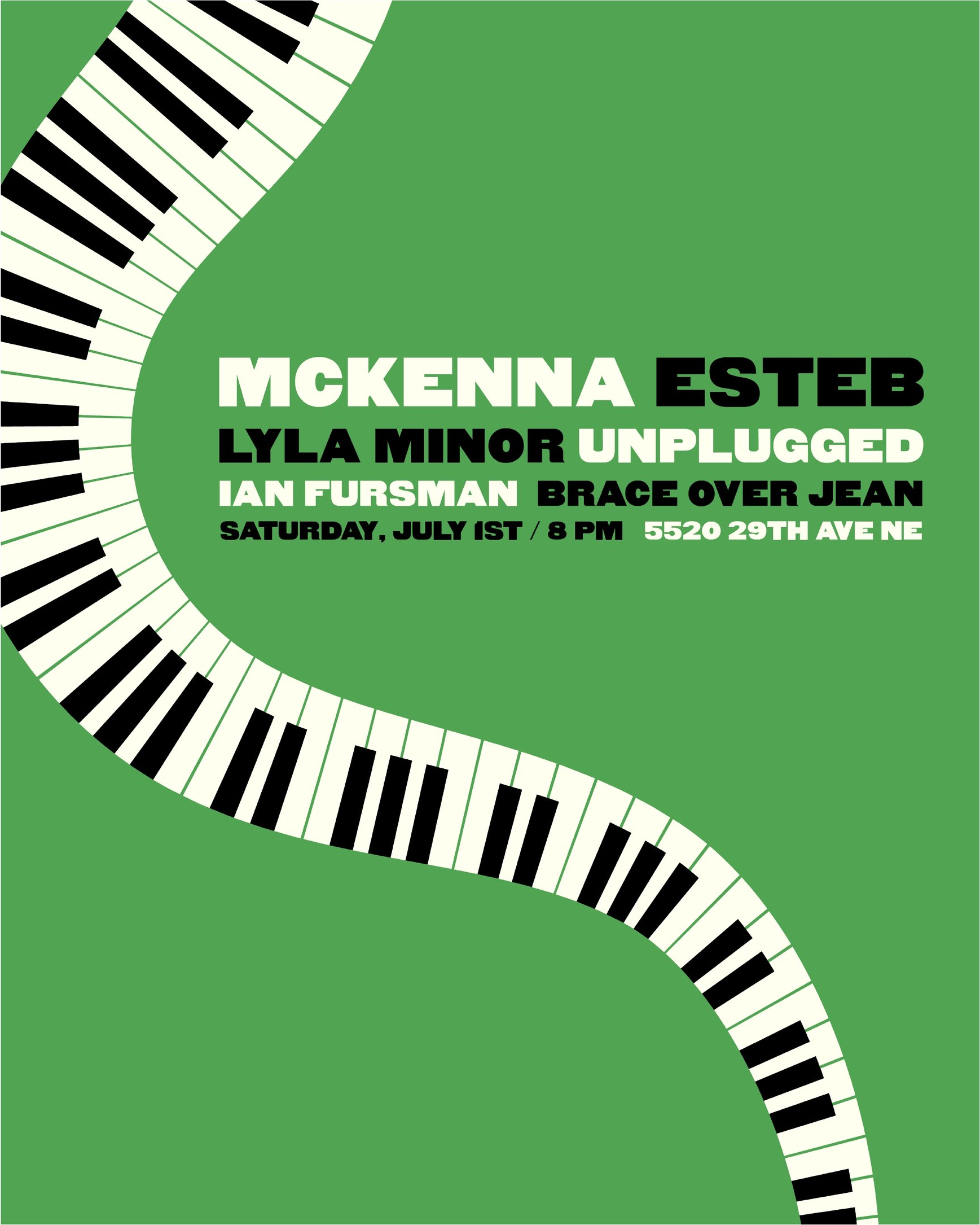 McKenna Esteb gig poster