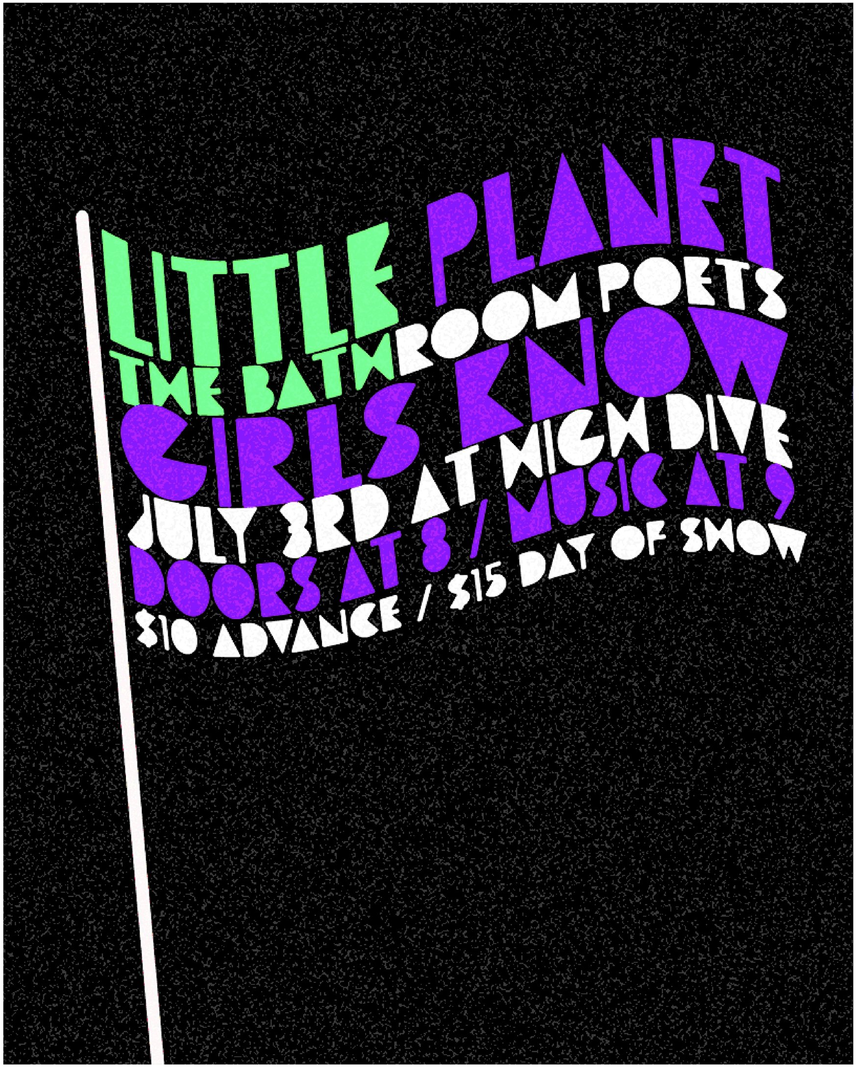 Little Planet gig poster