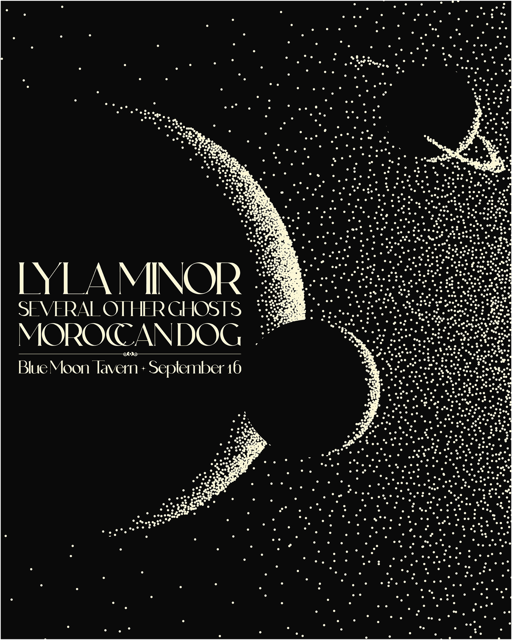 Lyla Minor gig poster