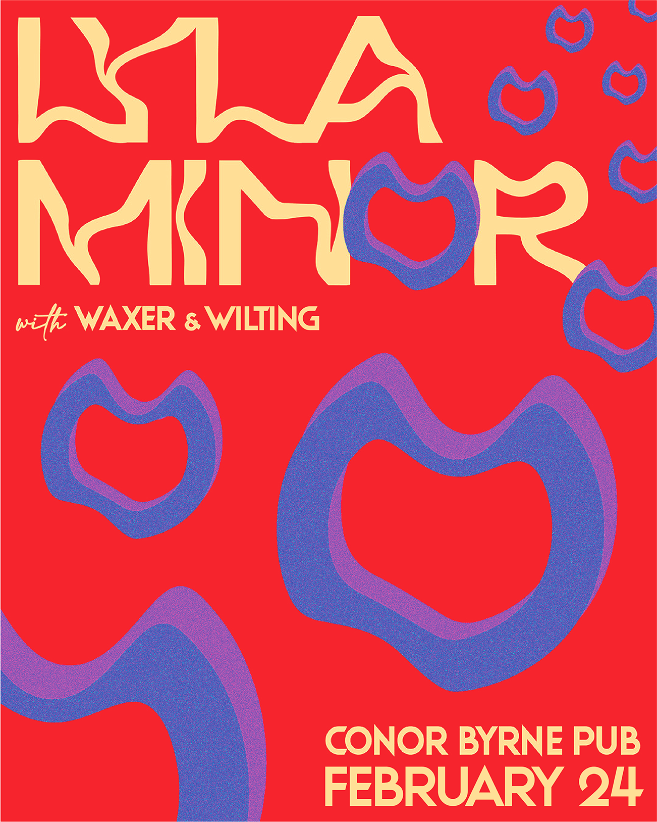 Lyla Minor gig poster